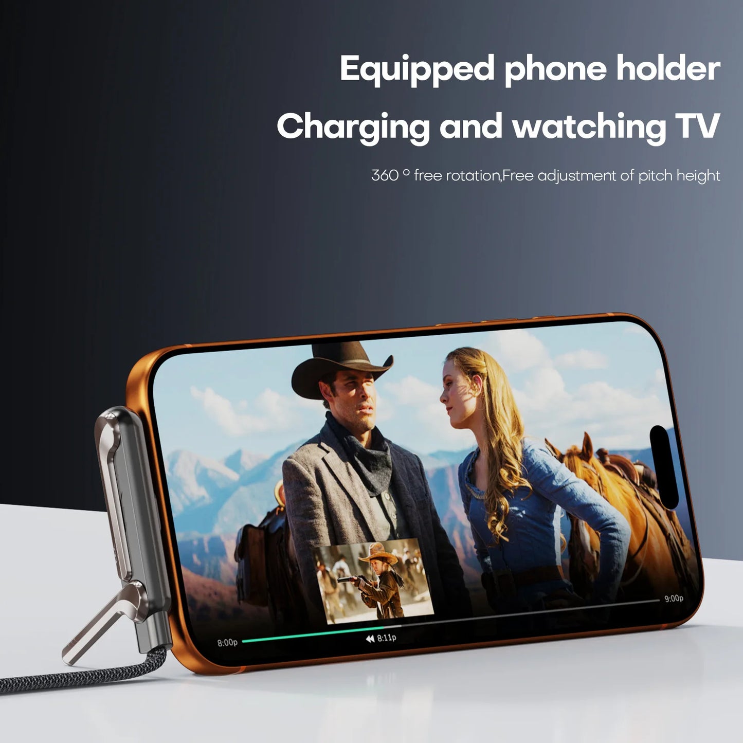 240W bracket data cable fast charging suitable for All models, foldable angled charging cable Fast charging