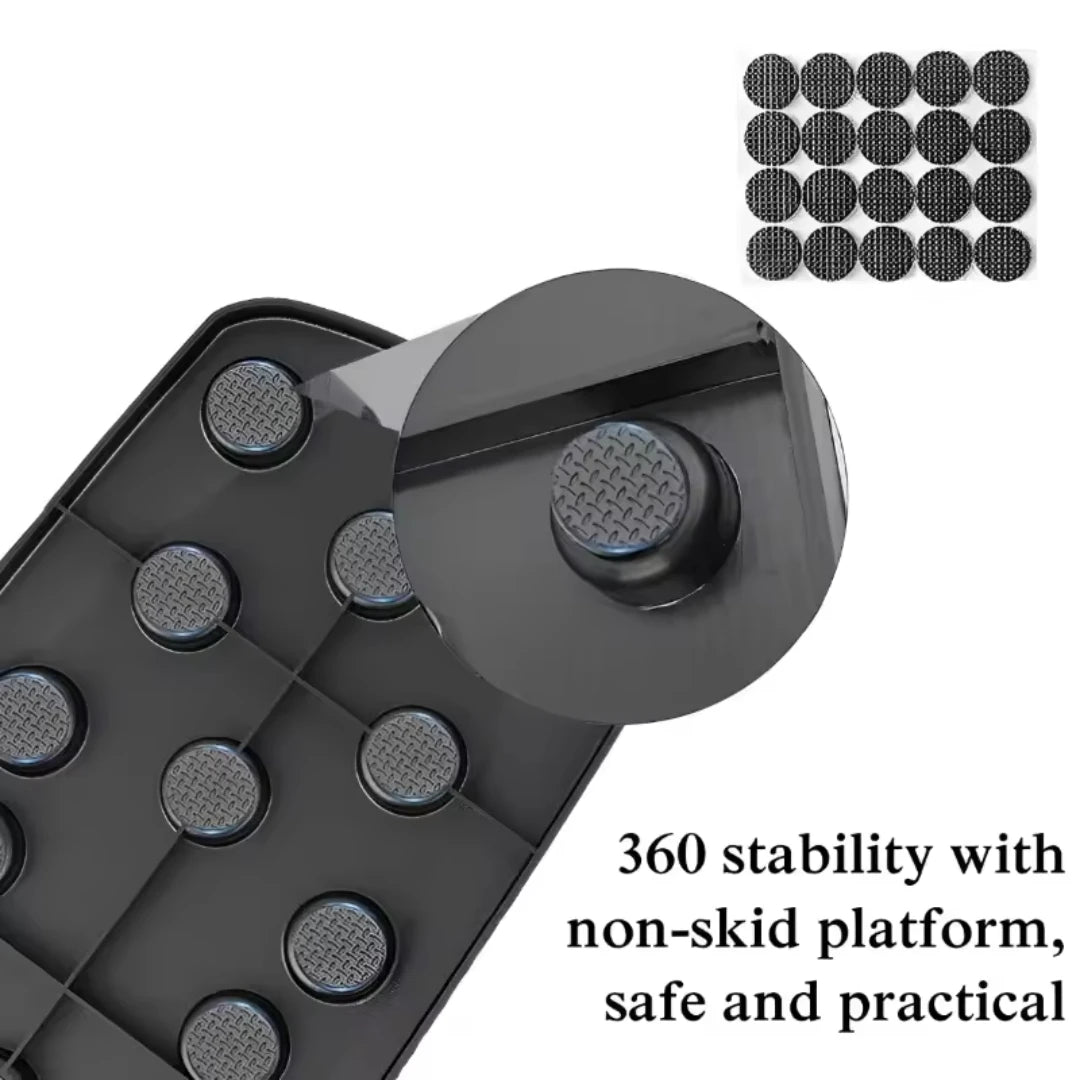 Portable Multifunctional Push-up Board Set Foldable Home Fitness Equipment for Chest Abdomen Arms and Back Training